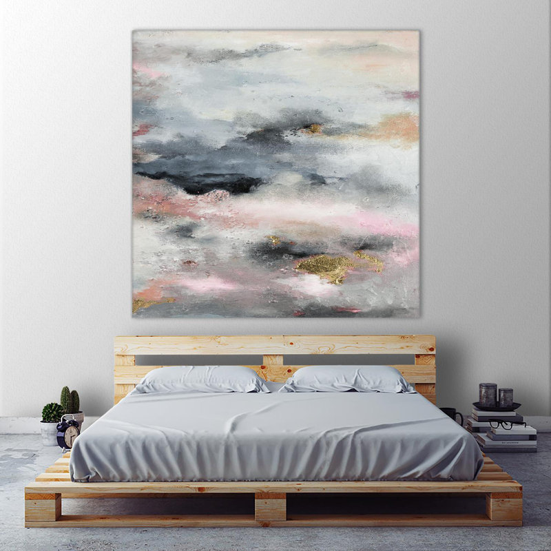 «A Blush In The Dark (Square)», reproduction d'art sur toile géante 54 po x 54 po