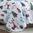 Winter Wonderland White/Blue Microfiber Reversible Quilt Set-478668975