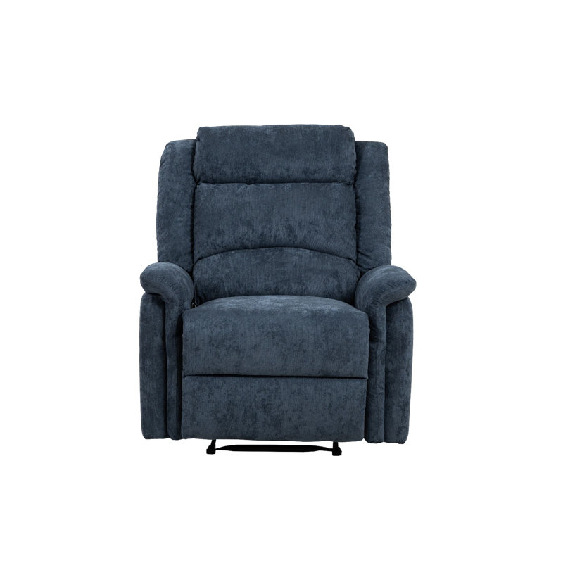Ladeana 86cm Wide Standard Recliner, Blue