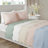 3 Piece Reversible Scalloped Edge Quilt Set White King/Cal King
