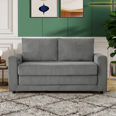 Maxxwell Solid Wood 56.69'' Reception Sofa