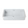 Badeloft Ramp 16.3'' Stone Rectangular Bathroom Sink with Overflow