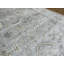 Tapis gris / ivoire en laine noué à la main de conception unique 12 pi 3 po x 14 pi 9 po Broadhurst