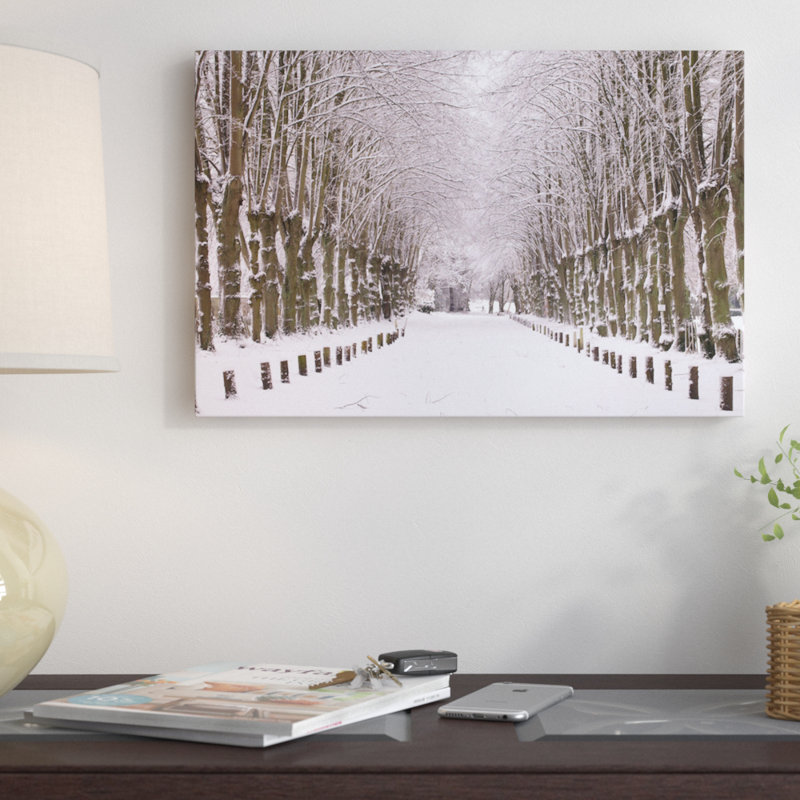 " Winter's Aisle " by Assaf Frank, 26" H x 40" W x 1.5" D