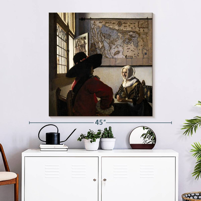 Leisha, agent et fille riante - 1657, H 33 po x l 33 po