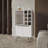 Bar Cabinet with Glass Rack and Wine Storage