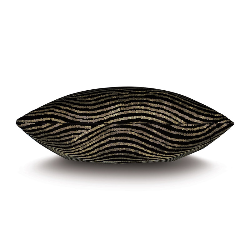 Coussin décoratif métallique Soiree, Square 24"