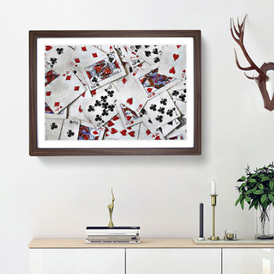 Deck of Cards - Picture Frame Graphic Art Print