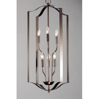 Albano 6 - Light Dimmable Geometric Chandelier