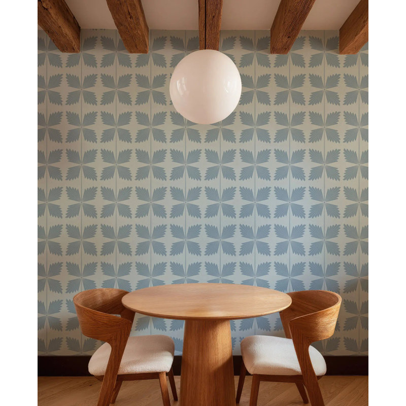 Palmetto - Wallpaper, Peel & Stick, Blue Gray