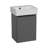 Heeba 14.56'' Single Bathroom Vanity with Ceramic Top with Mirror-1912100101