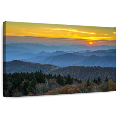 Alvord Blue Ridge Mountains Dusk