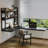 Acrylic corner L-shaped desk and bookshelf integrated desk-742878742-742878741
