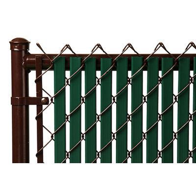 Tube Slat Double-Wall Bottom Locking Slat Depot Privacy Slat for 3', 4', 5', 6', 7' and 8' Chain Link Fence (8ft, Green)
