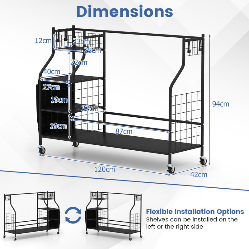 Metal Sports Rack