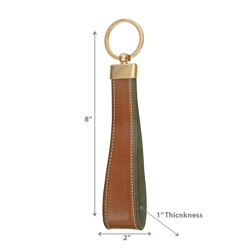 IH Casadécor 2'' W Key Chain, Tan