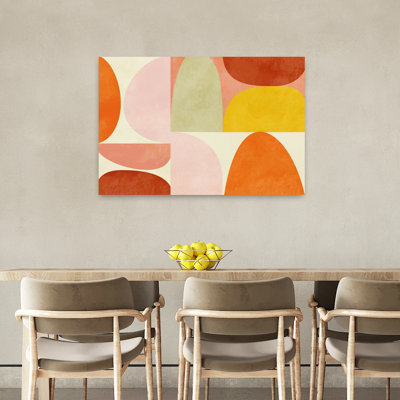 Contemporary Art Abstract Colorful Geometric Art