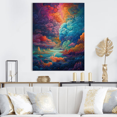 Rainbow Colored Waves In The Sky IV " Rainbow Colored Waves In The Sky IV "