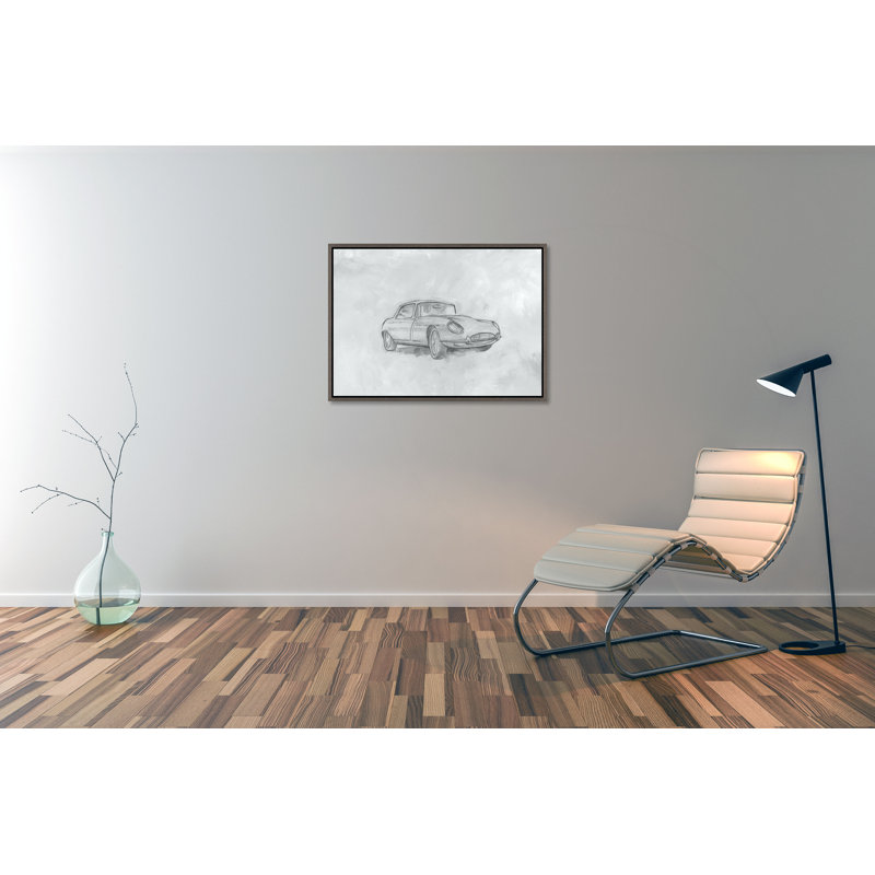 Graphite Cars III Print by Richard Ryder, Image Brush Gel