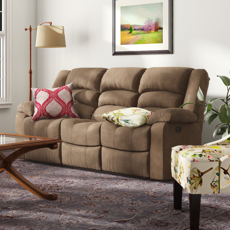 Kingsview Upholstered 81'' Reclining Sofa