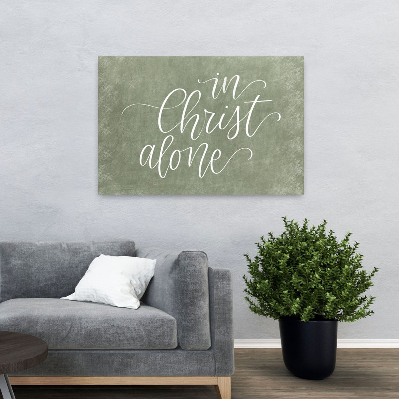 In Christ Alone, art contemporain abstrait, H 32 po x l 48 po