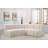 Hirah Upholstered Curved Sectional Reversible-89266554