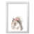 White Grain Frame