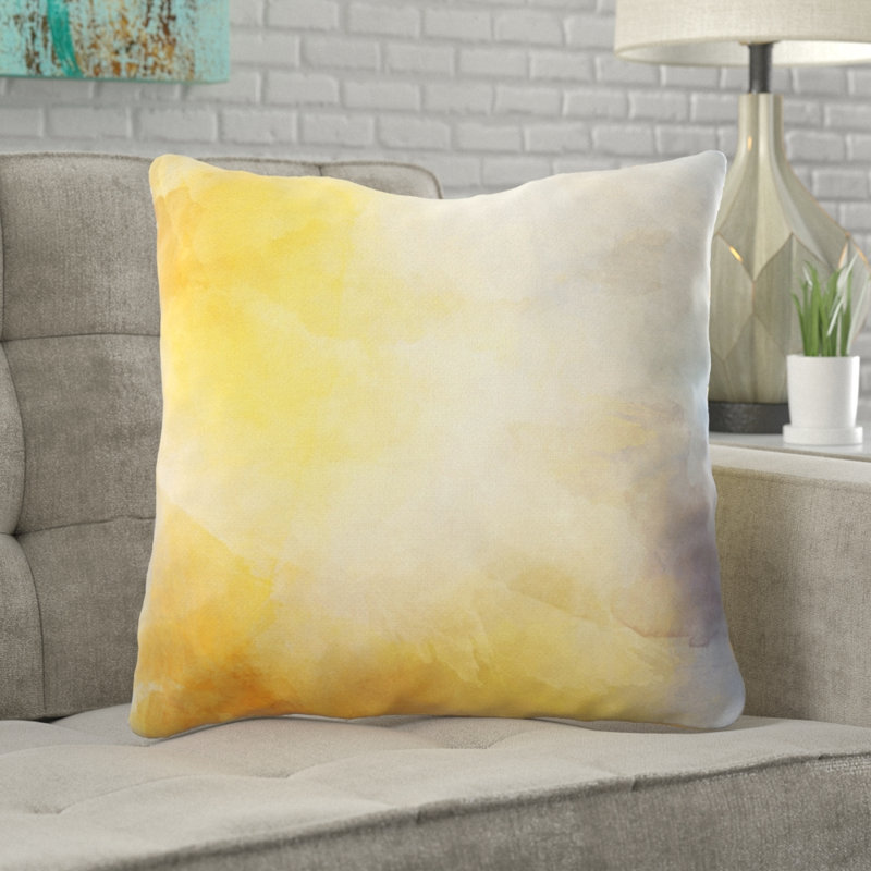 Coussin décoratif painting Duncombe, Microsuède, Intérieur