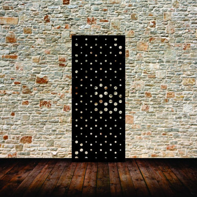 Circle Flower Metal Privacy Screen