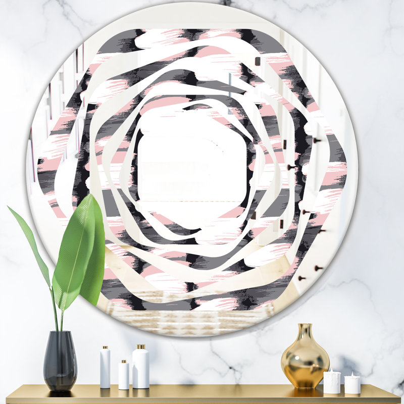 Miroir mural Whirl, H 23,6 po x l 23,6 po