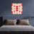 Chinese Lanterns Pattern Traditional Flower Wall Art-1486397257