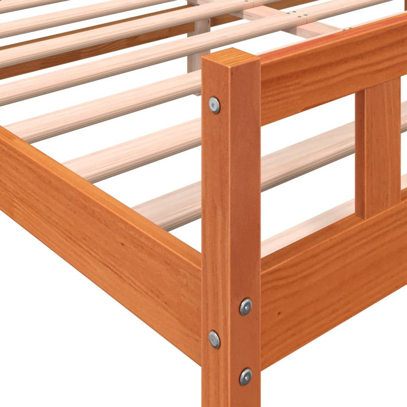 Gelston Solid Wood Bed, European Kingsize (160 x 200cm)