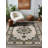 Stella Collection Digital Print Cotton-Polyester Beige Moroccan Rug-1670076576