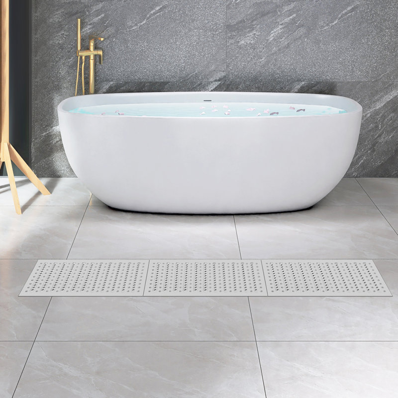22.83"L*11.81"W Stainless Steel Channel Drain Grate Outdoor Sewer Drain Covers
