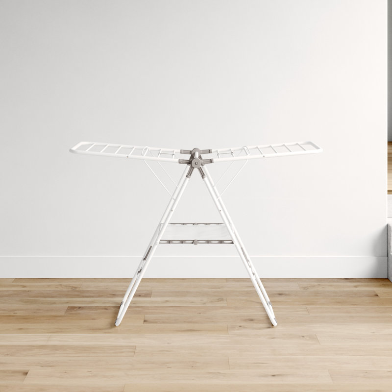White Metal Heavy Duty Gullwing Drying Rack
