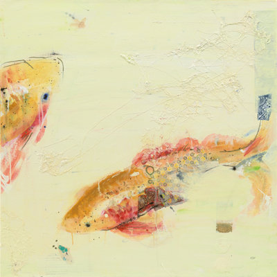 Fish In The Sea II by Kellie Day - Wrapped Canvas Painting