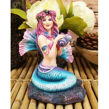 Ebros Whimsical Nautical Sea Sleeping Mergirls Mermaid Babies Small  Dollhouse Miniature Figurines Set of 3 DIY Mermaids Fantasy Collection Home  Decor