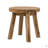 Round Side Table, Solid Wood