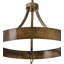 Luminaire suspendu cylindrique à 3 lumières