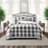 Walker Buffalo & Check Comforter 8 Piece Designer Set-101216325-101216330