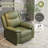 Rocker Recliner Chair with USB Charging Port, 360° Swivel Recliner Sofa, Oversized Electric Reclining Sofa for Adults, nursing chair with Overstuffed Cushion and Back( GREEN)-1068970192