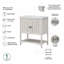 Meuble-lavabo simple 32 po -1476847487