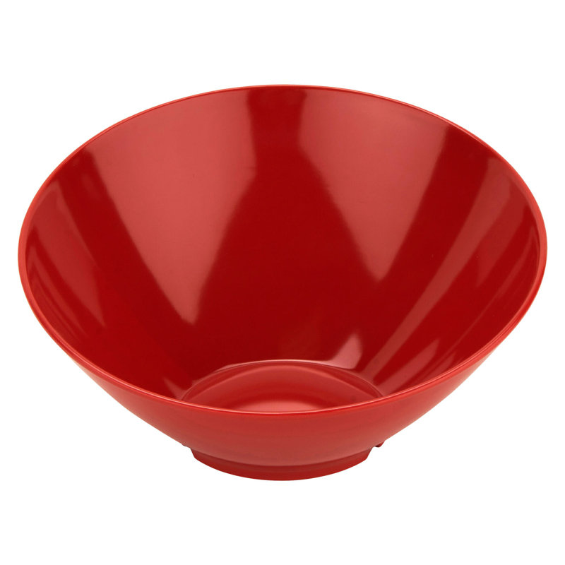 G.E.T. Melamine Serving Bowl, Blue/Black, 6" H x 12" W x 12" D