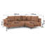4 Seater Corner Sofa-650226214-650226221
