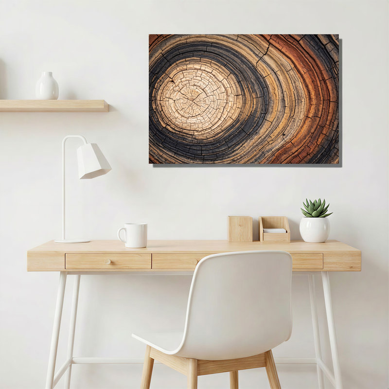 Art mural sur toile, "Cracked", 16"H x 24"W