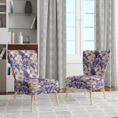 Upholstered Cottage Accent Side Chair A