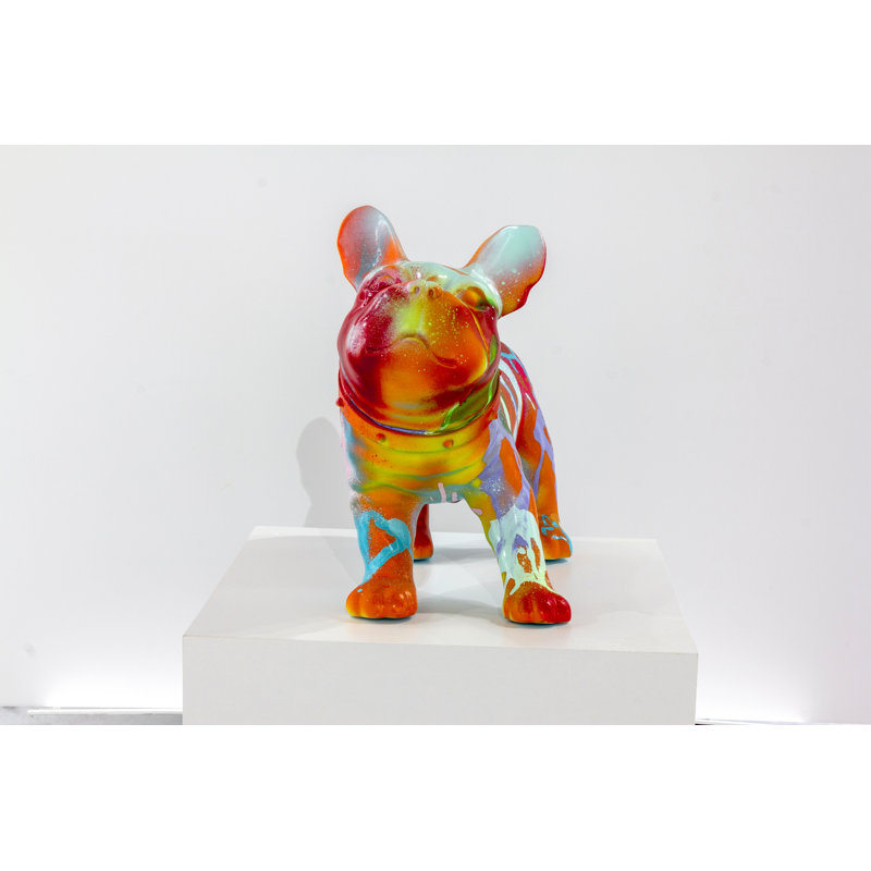 Figurine animaux, Vert, orange et rouge