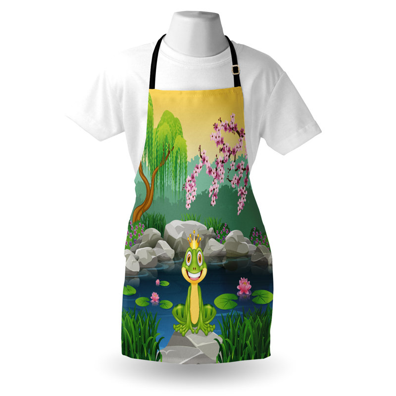 No Pattern Bib Apron