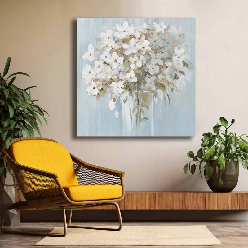 Art floral sur toile