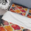 Ensemble de housse de couette moderne rose doré Modern Sunset Serenade II-109146045